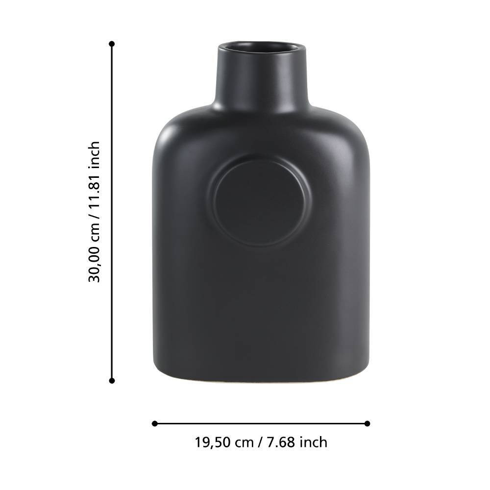 EGLO 421408 Ваза декоративная LYAGLAN, H300, керамика, черный