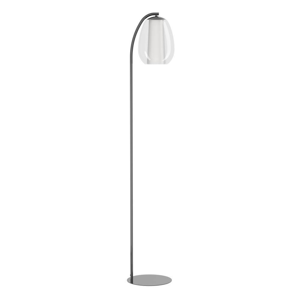 EGLO 390462  Светодиодный торшер с регулировкой цветовой температуры MENORCA, 1X7W;1X1,6W(LED) ,2200-6500K, 700lm, сталь, никель черный, белый