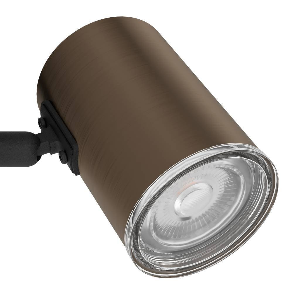 EGLO 300587  Спот CONSUMA 1, 1X5W(GU10), IP44,сталь, бронзовый, черный