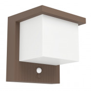 902434  Уличный настенный светильник на солнечной батарее FRIGENTO, 1x7W(LED), 3000K, IP44, алюминий, коричневый