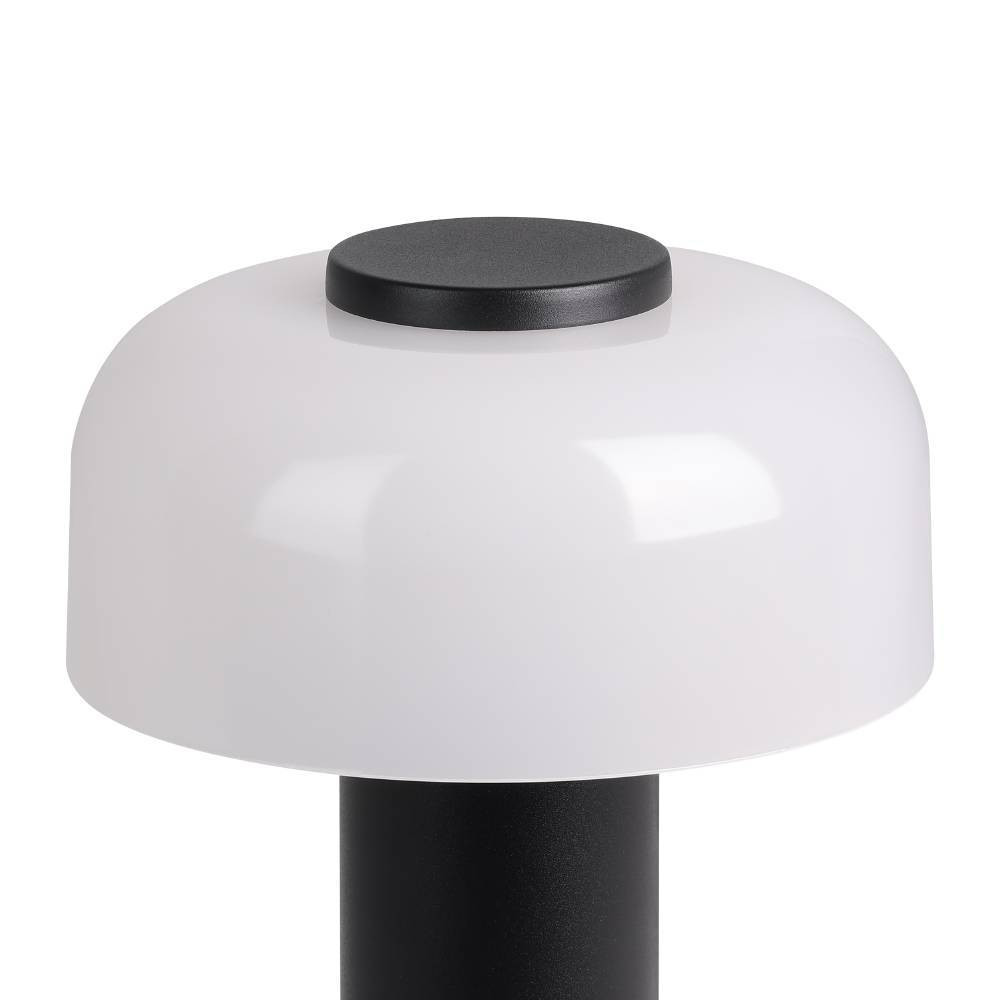 EGLO 900984  Аккум. настольная лампа димм. сенсор. PONENTE, 2W(LED), 2400K-4000K, IP44, сталь, черн/стекло, белый