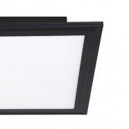 900817  Потолочный светильник  SALOBRENA 1, 14W (LED), 4000K, 2000lm, L300, B300, H50, алюминий, сталь, черный / пластик, белый