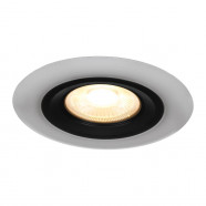 900915  Комплект встраиваемых светильников CALONGE, 3X4,8W (LED), 3000K, 1860lm, Ø100, пластик, черный, белый 