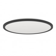 901455  Светодиод потолочн свет-к с регул тем-ры света ROVITO-R, 16,8W(LED), Ø500, IP44, 2700-6500K, 2900lm, пластик, черный/пластик, белый