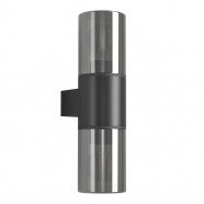 902442  Уличный настенный светильник CROPANI, 2x11W(Е27), IP54, алюминий, черный