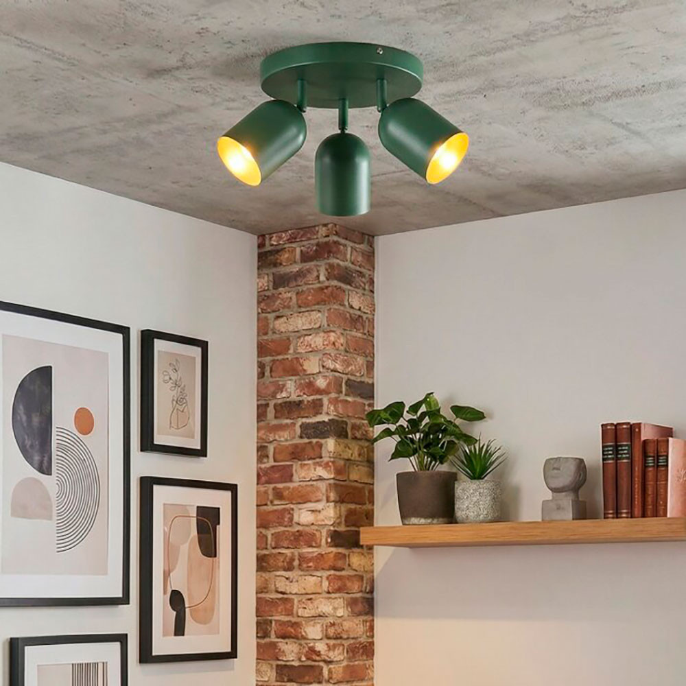 EGLO 44134 Спот TILSTON, 3X40W(E14), сталь, зеленый
