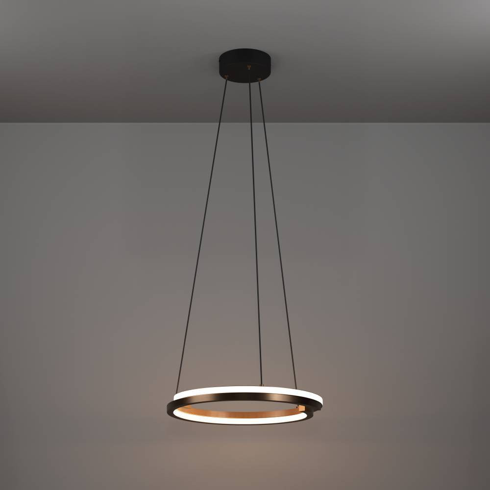 EGLO 901826  Светодиодный подвес с регулировкой цветовой температуры MEZZOMONTE, 1X20W;1X20W(LED;LED), 2700-6500K, 2220;2220lm, алюминий, сталь, бронзовый, 