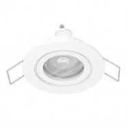 902247  Встраиваемый светильник BARRANCO,  1х4,5W(GU10-LED), 4000К, IP44, Ø84, пластик, белый