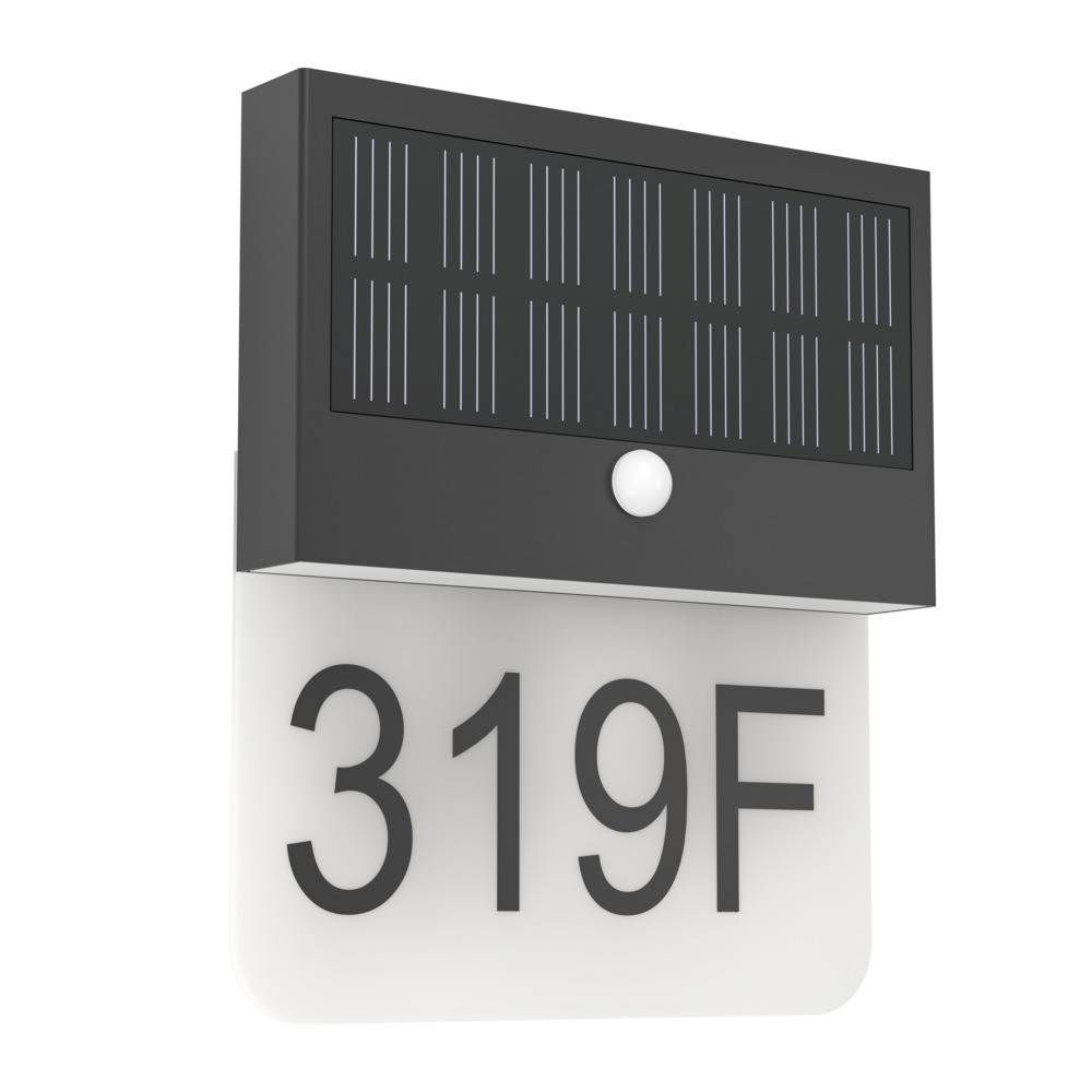 EGLO 902412  Уличный настенный светильник на солнечной батарее CONETTIMARA, 1x6W(LED), 3000K, IP44, пластик, черный