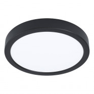  Светодиодный накладной светильник FUEVA 6, 11,5W(LED), Ø210, сталь, черный