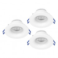  Комплект встраив. светильников SALABATE, 3х4,9W(LED), Ø88, алюминий, белый