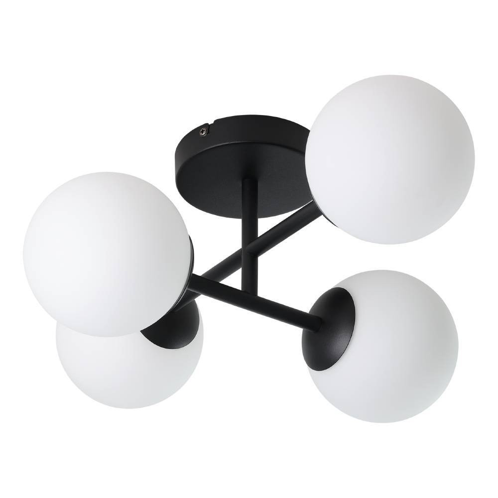 EGLO 902094  светильник настенно-потолочный CASTROVIDO, 4X4,2W(G9),IP44, сталь, черный, белый