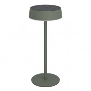 75878  Настольн. лампа на солн. батарее сенсорн., димм. SIMERI, H310, 3W(LED), IP44, 3000-6000K, 250lm, сталь, зеленый
