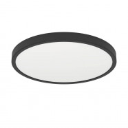  Светодиодный накладной светильник FUEVA 6, 17W(LED), Ø390, сталь, черный