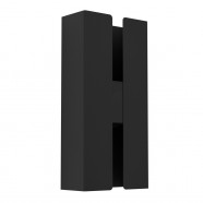 902018  Уличный настенный светильник BRISCOLA, 2x4W(LED), 2700-4000-6000K, IP44, сталь, черный