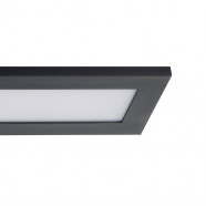 900822  Потолочный светильник  SALOBRENA 1, 38W (LED), 4000K, 4700lm, L1195, B100, H45, алюминий, черный / пластик, белый