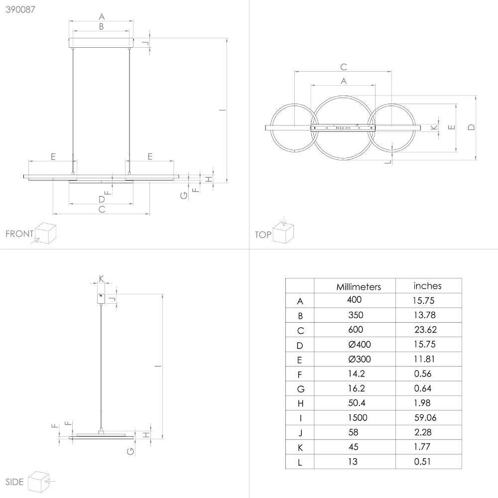 EGLO 390087 Подвесной потолочный светильник (люстра) LANACERA