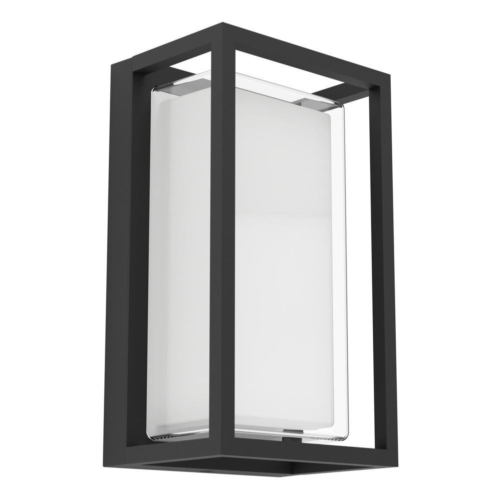 EGLO 902419 Уличный настенный светильник GENOVESE, 10W(LED), 3000-4500-6000K, IP65, алюминий, черный