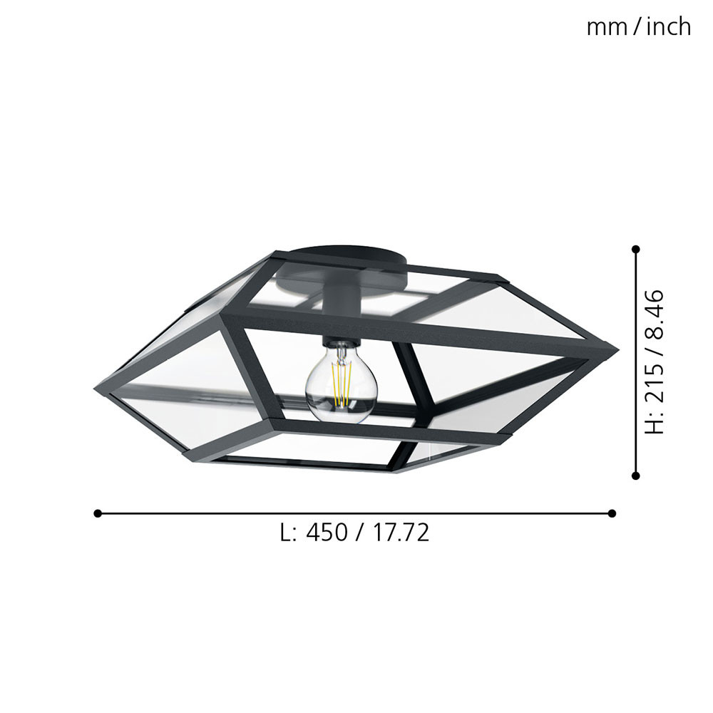 EGLO 98357 Светильник потолочный CASEFABRE