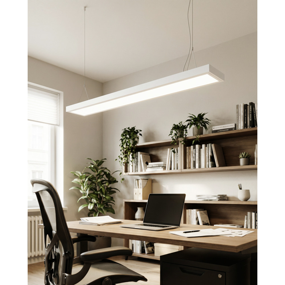 EGLO 902209  Светодиод потолочный свет-к PIETRANGELI, 42,8W(LED), L-1500, W-200, 2700-4000-6500K, алюминий
