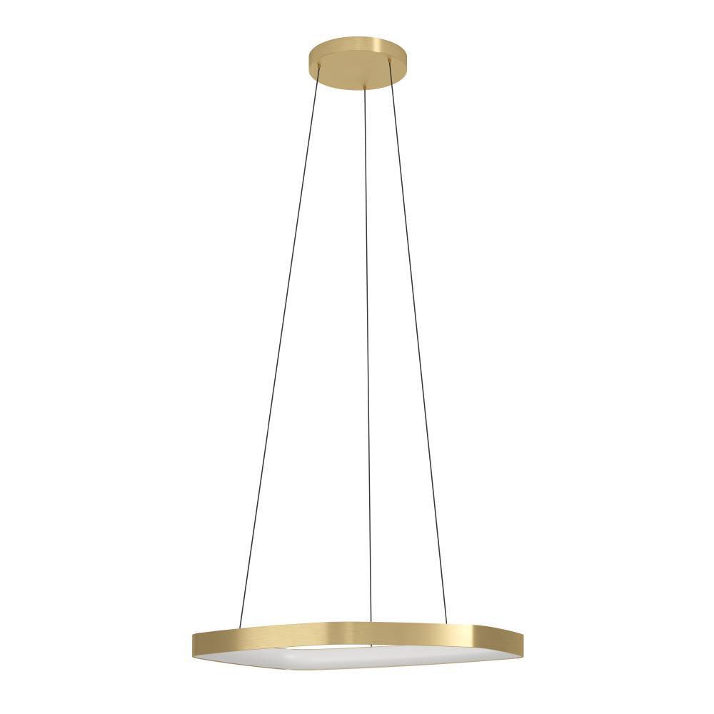 EGLO 900917 Подвес VALLEROSA, 25,2W(LED), 3000lm, H1100, Ø580, алюминий, сталь, латунный/пластик, белый