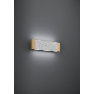 390387  Светодиодное бра VALLELADO, 2X5,4W(LED) ,3000K, 1280lm, сталь, дерево, черный, коричневый, серый