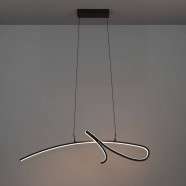 902346  Светодиодный подвес с регулировкой цветовой температуры CARDONCITO, 20W(LED) , 2700K, 4000K, 6500K, 2400lm, сталь, черный, белый