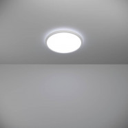 901446  Светодиод потолочн свет-к с регул тем-ры света ROVITO, 13,9W(LED), Ø300, IP44, 2700K, 4000K, 6500K, 1750lm, пластик, белый/пластик, белый
