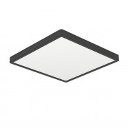  Светодиодный накладной светильник FUEVA 6, 11,5W(LED), 390x390, сталь, черный
