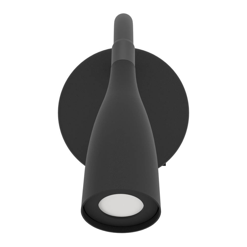 EGLO 901818  Светодиодный спот OLIVANDINO, 3,8W(LED), 3000K, 320lm, сталь, черный, schwarz