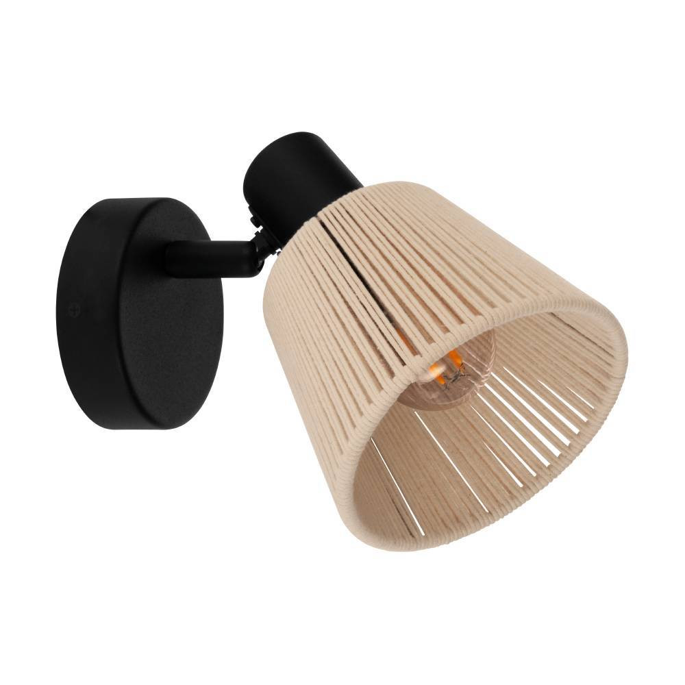 EGLO 44138 Спот SEAGARD, 1X40W(E14), сталь, черный, кремовый