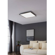 900819  Потолочный светильник  SALOBRENA 1, 33W (LED), 4000K, 4700lm, L595, B595, H50, алюминий, сталь, черный / пластик, белый