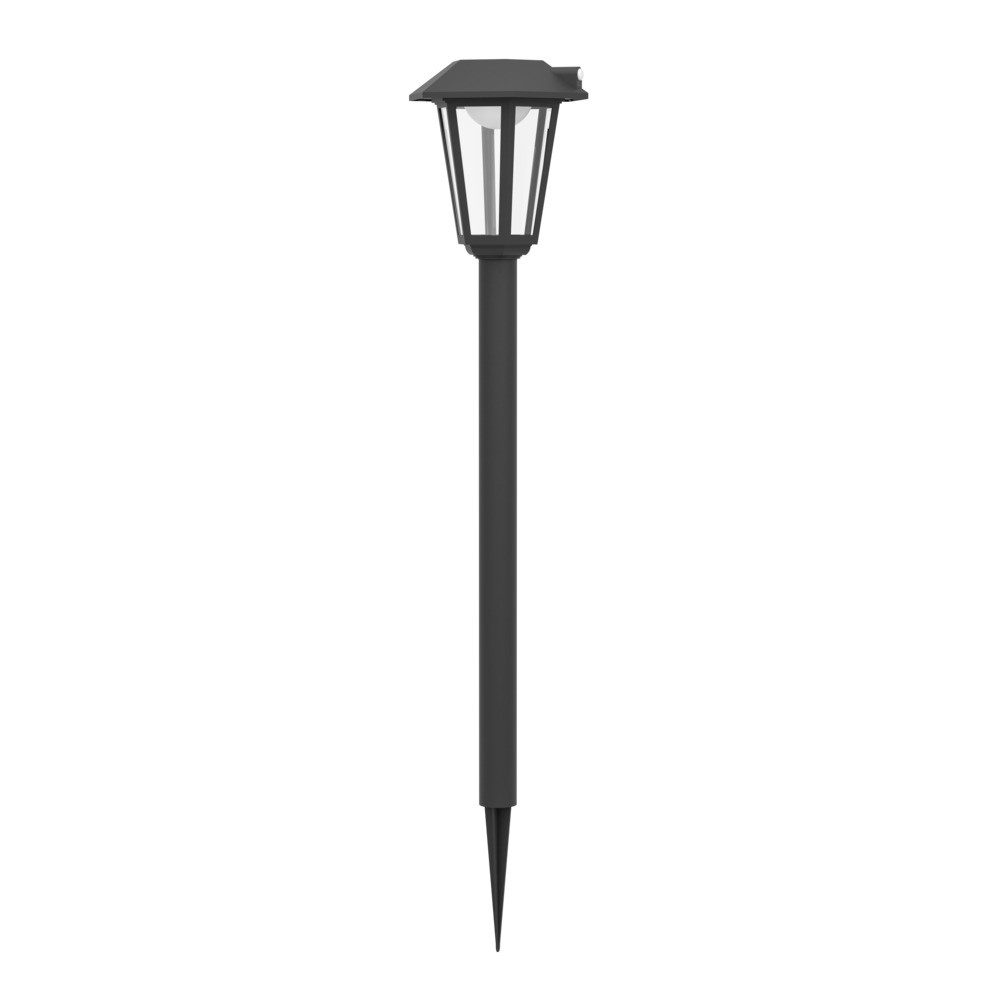 EGLO 902439  Уличный настенный светильник на солнечной батарее PRIETTA, 1x6,5W(LED), 2700K, IP44, пластик, черный
