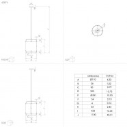 43874  Подвесной светильник SURFLEET, 1X40W, Е27, Ø330, H1100