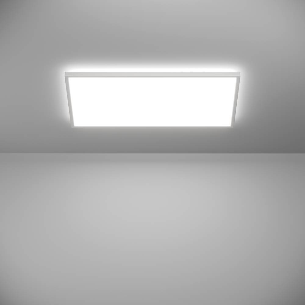 EGLO 901453  Светодиод потолочн свет-к с регул тем-ры света ROVITO, 17,2W(LED), 570x300, IP44,  2700K, 4000K, 6500K,  2580lm, пластик, белый/пластик, белый