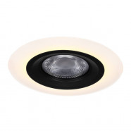 900915  Комплект встраиваемых светильников CALONGE, 3X4,8W (LED), 3000K, 1860lm, Ø100, пластик, черный, белый 