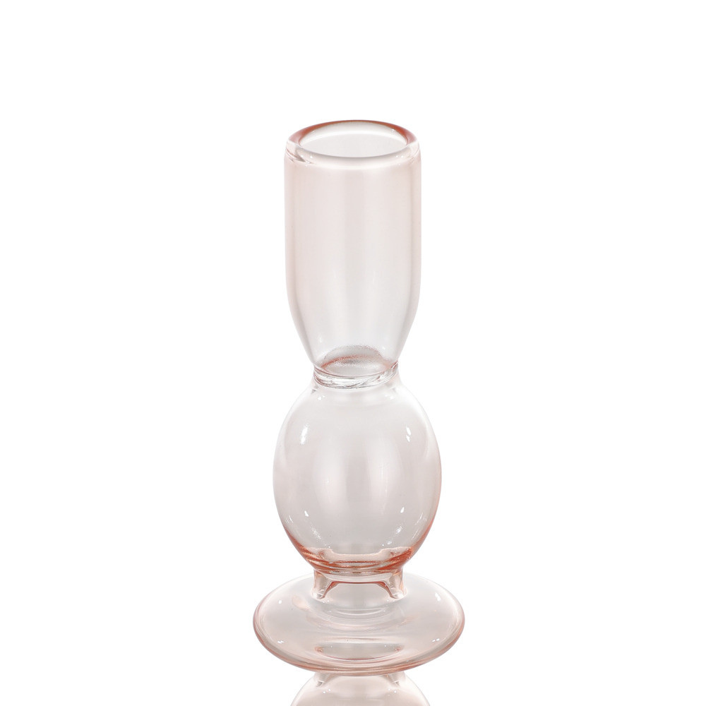 EGLO 422264 Подсвечник MOLUME, H180, Ø85, стекло, розовый