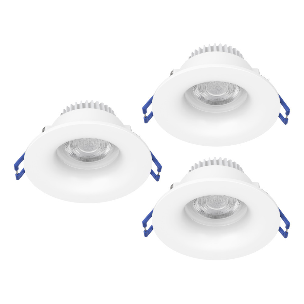 EGLO 902272  Комплект встраив. светильников SALABATE, 3х4,9W(LED), Ø88, алюминий, белый