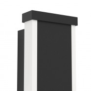 900678  Уличное бра NEVIANO, 2X11W (LED), 3000K, 4200lm, IP55, L970, сталь, черный/пластик, белый