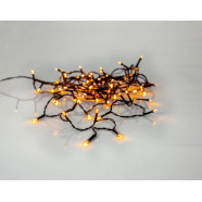  Улич светод гирлянда GOLDEN WARM WHITE, 80X0,064W(LED), L5600, пластик, черный/пластик, прозрачн