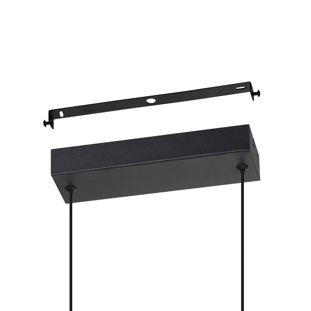 EGLO 902135  Светодиодный подвес с регулировкой цветовой температуры CONAPRATO, 20W(LED), 2700-6500K, 2500lm, алюминий, сталь, черный, латунь состаренный, б