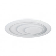 32053  Потолочный светильник PALAGIANO 1, 21W (LED), 4000K, 3200lm, H50, Ø480, сталь, белый / пластик, сталь, матовый белый