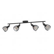 901042  Спот SONNINO, 4x40W (E27), L780, A100, H185, сталь, черный