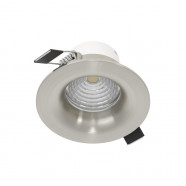  Встраиваемый светильник SALICETO, 1х6,4W(LED), 4000К, Ø88, алюминий, никель мат.