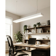 902209  Светодиод потолочный свет-к PIETRANGELI, 42,8W(LED), L-1500, W-200, 2700-4000-6500K, алюминий