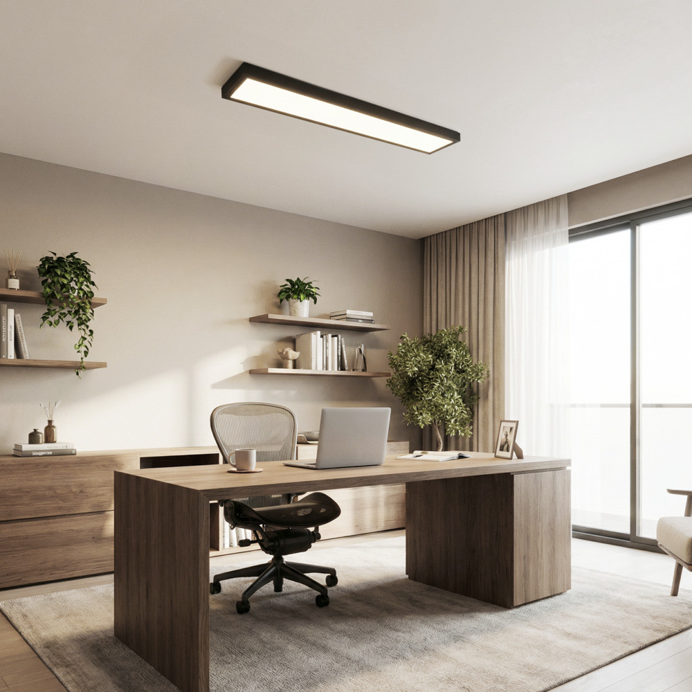 EGLO 902354 Светодиод потолочный свет-к PIETRANGELI, 42,8W(LED), L-1500, W-200 , 2700-4000-6500K, алюмини