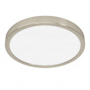  Светодиодный накладной светильник FUEVA 6, 14,2W(LED), Ø280, сталь, никель мат.