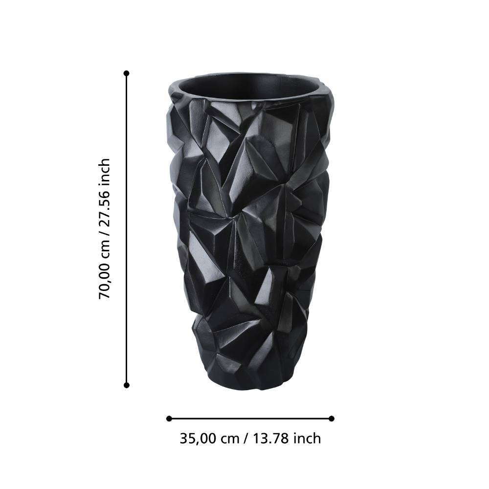 EGLO 428288  Ваза DUNNAMORE, Ø350, H700, стекловолокно, черный