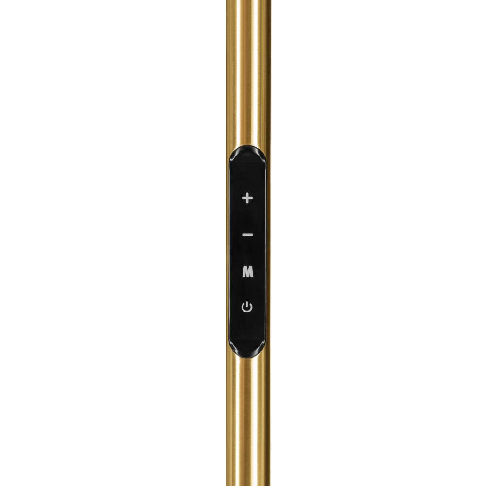 EGLO 901975 Светодиод торшер с регулировкой цветовой температуры CASTELPOTO 1, 16W;12W(LED;LED), 2700-6500K, 1850;1300lm, сталь, латунь состаренный, белый