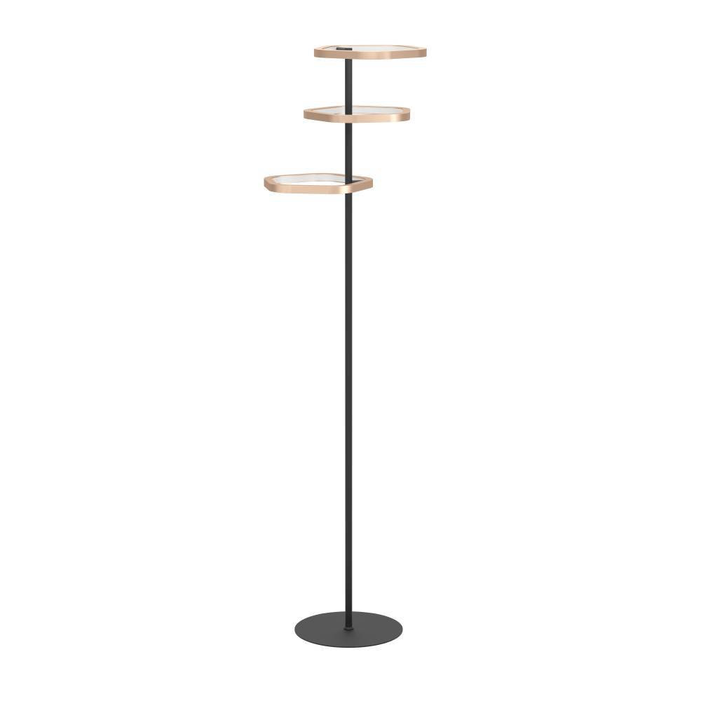 EGLO 390509  Светодиодный торшер с регулировкой цветовой температуры ESTRELLA, 1X20W(LED), Ø530, 2200-6500K, 3500lm, сталь, бронзовый, черный, белый